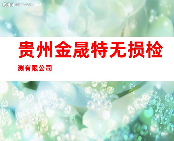 贵州金晟特无损检测有限公司