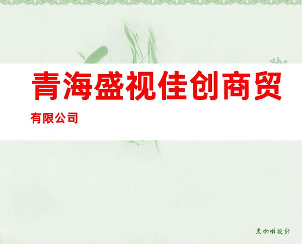 青海盛视佳创商贸有限公司